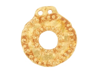 ANCIENT GRECO ROMAN GOLD EYE IDOL PENDANT 300 BC 100 AD