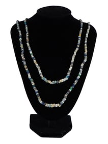 ANCIENT ROMAN MULTICOLOR GLASS BEADED NECKLACES
