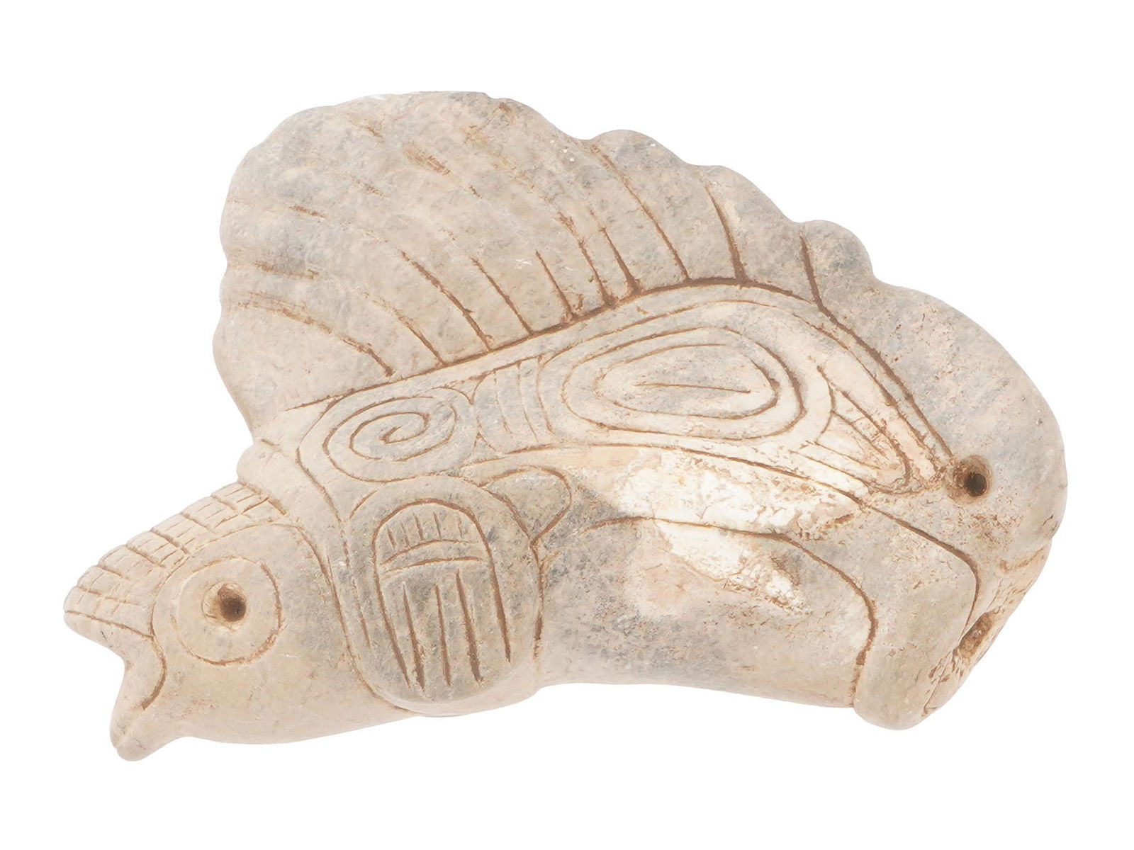 ANCIENT ARAWAK TAINO CARVED STONE REPTILIAN IDOL (1 of 6)