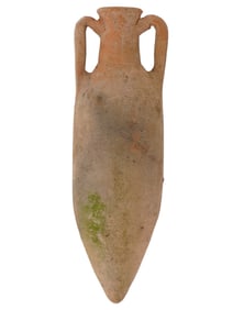 ANCIENT GRECO ROMAN TERRACOTTA AMPHORA 200 BC 200 AD