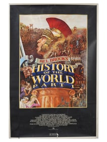 1981 HISTORY OF THE WORLD PART I MOVIE POSTER