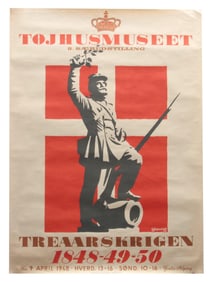 AN ORIGINAL VINTAGE DANISH POSTER