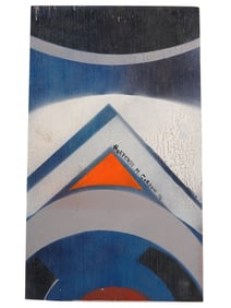 CANADIAN ABSTRACT OIL PAINTING SIGNED HORTENSE GORDON