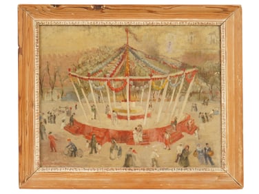 BRITISH OIL PAINTING BY BARBARA MACKENZIE SMITH