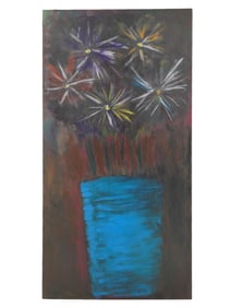 SIGNED GRACE HARTIGAN AMERICAN OIL PAINTING 1994