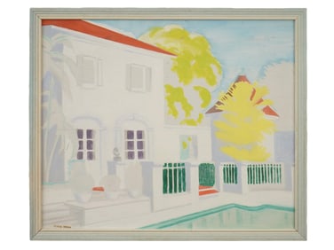 MERVIN HONIG AMERICAN LANDSCAPE OIL PAINTING