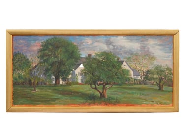 MERVIN HONIG AMERICAN LANDSCAPE OIL PAINTING