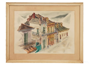 AMERICAN WATERCOLOR PAINTING BY JAMES KIRK MERRICK