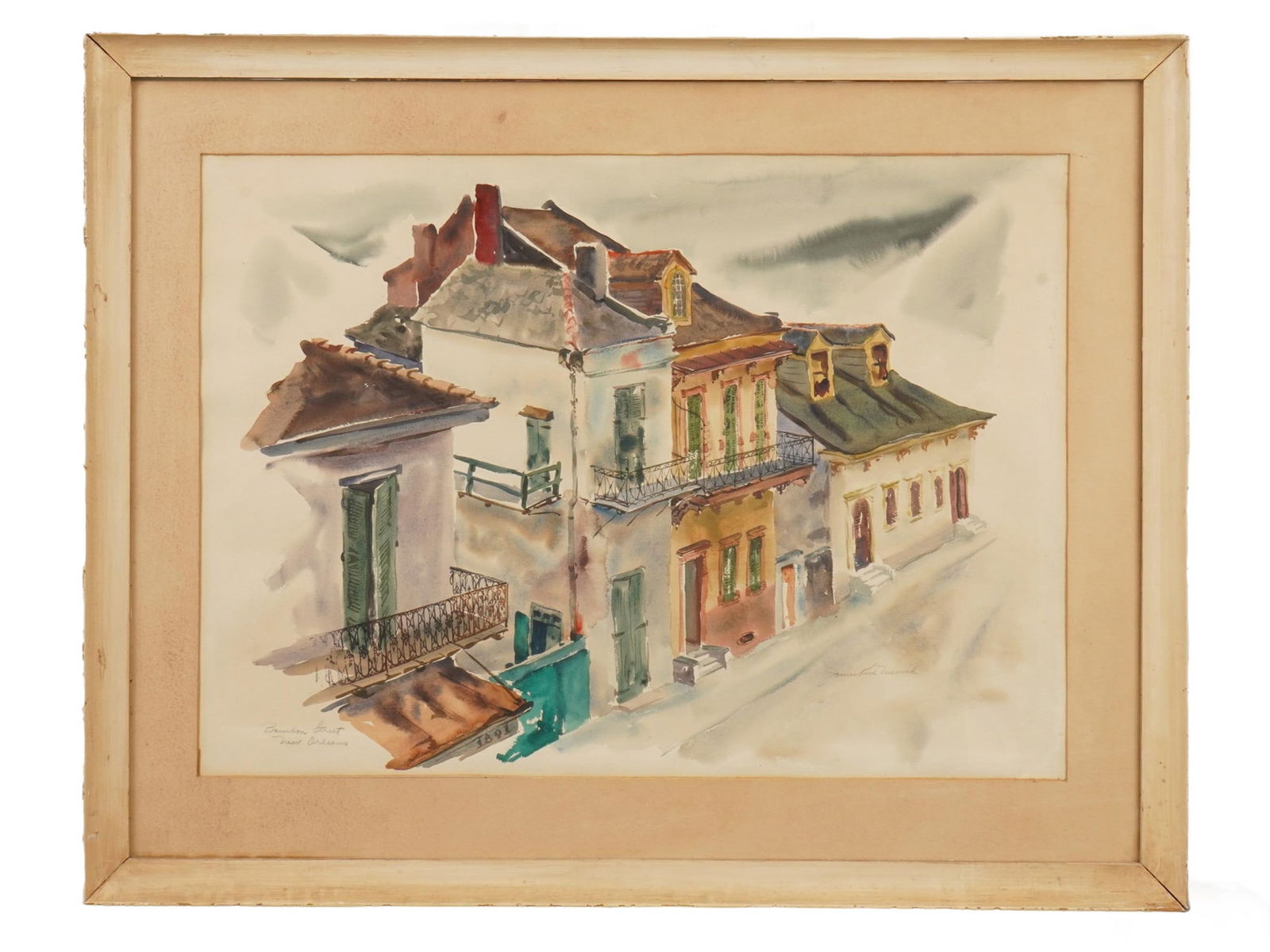 AMERICAN WATERCOLOR PAINTING BY JAMES KIRK MERRICK (1 of 5)