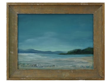 CONTEMPORARY BRAZILIAN OIL LANDSCAPE PAINTING SIGNED