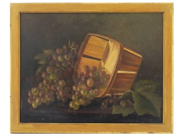 ANTIQUE EUROPEAN SCHOOL STILL LIFE OIL PAINTING