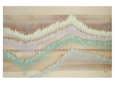 CONTEMPORARY ABSTRACT PAINTING SIGNED NOAH