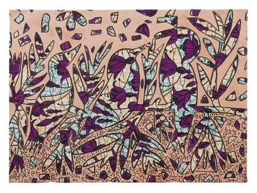 LANRE BURAIMOH NIGERIAN PAINTING ON FABRIC 2025