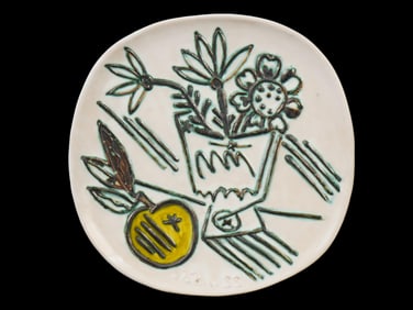 LTD PABLO PICASSO FOR MADOURA POTTERY CERAMIC PLATE