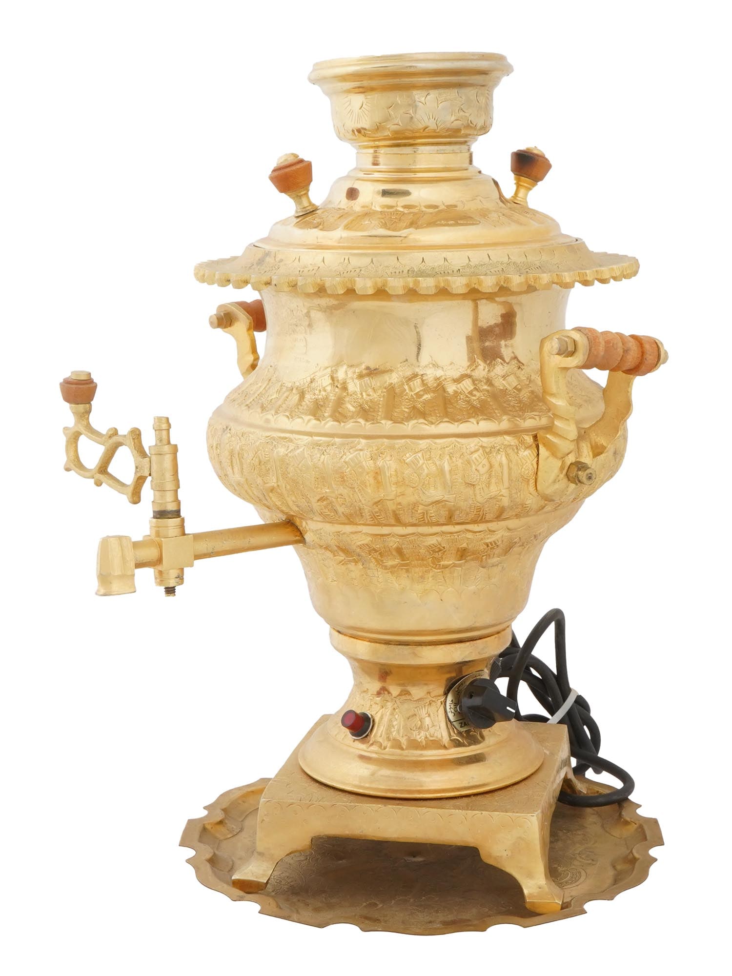 VINTAGE IRANIAN ELECTRIC SAMOVAR MARKED ZANJANI (1 of 12)