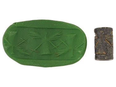 ANCIENT NEAR EASTERN STEATITE SEAL BEAD