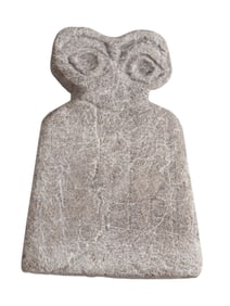 ANCIENT CARVED STONE EYE IDOL FIGURINE 3000BC