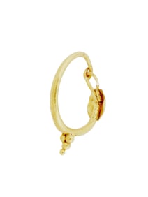 ANCIENT ROMAN GOLD GRAPE VINE EARRING CA 100 TO 300 AD