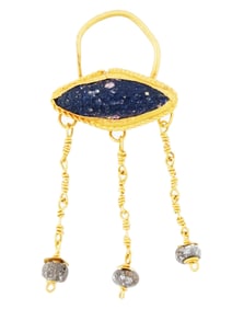 ANCIENT ROMAN GOLD AMULET PENDANT AGAINST THE EVIL EYE