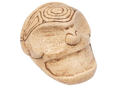 LARGE ANCIENT TAINO ARAWAK TRIGONOLITO ZEMI IDOL