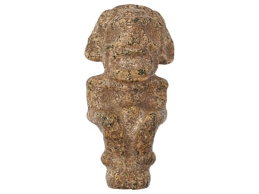 ANCIENT PRE COLUMBIAN TAINO STONE FIGURINE