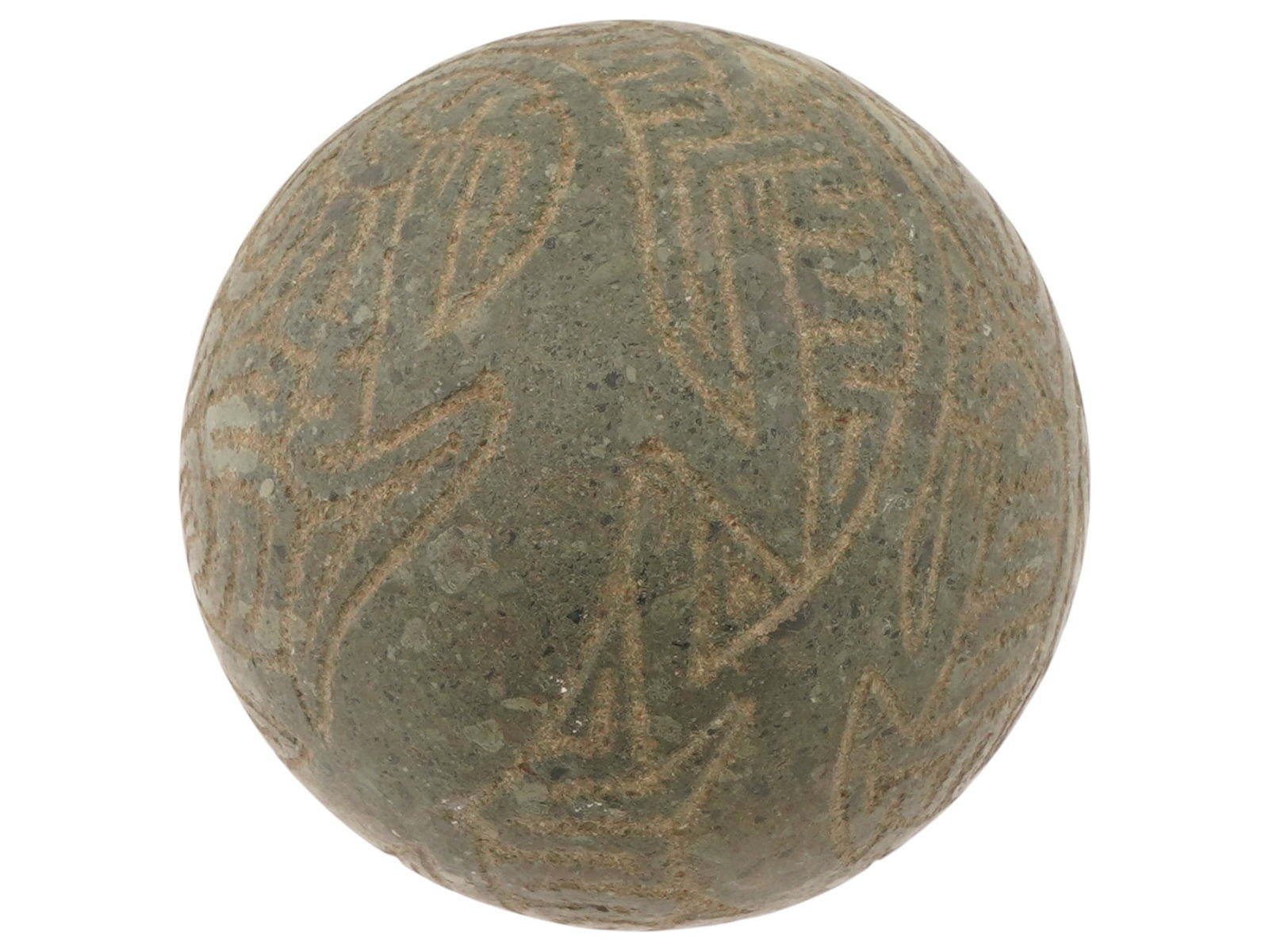 ANCIENT PRE COLUMBIAN ARAWAK TAINO STONE GAME BALL (1 of 6)