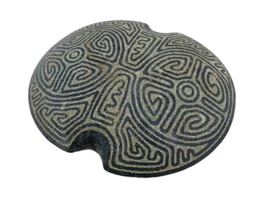 ANCIENT PRE COLUMBIAN ARAWAK CARVED HARD STONE ARTIFACT