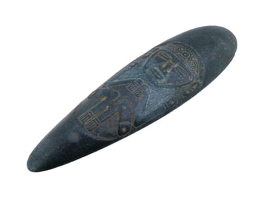 ANCIENT PRE COLUMBIAN TAINO ARAWAK HARD STONE IDOL
