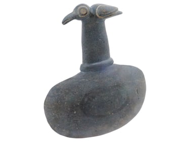 ANCIENT PRE COLUMBIAN TAINO CARVED STONE IDOL FIGURE