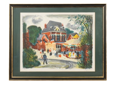 GASTON SEBIRE LIMITED EDITION LITHOGRAPH W COA