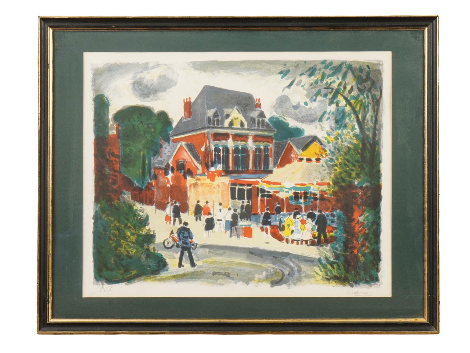 GASTON SEBIRE LIMITED EDITION LITHOGRAPH W COA (1 of 8)