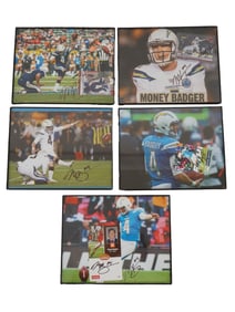 GROUP OF MICHAEL BADGLEY SIGNED PHOTO PRINTS