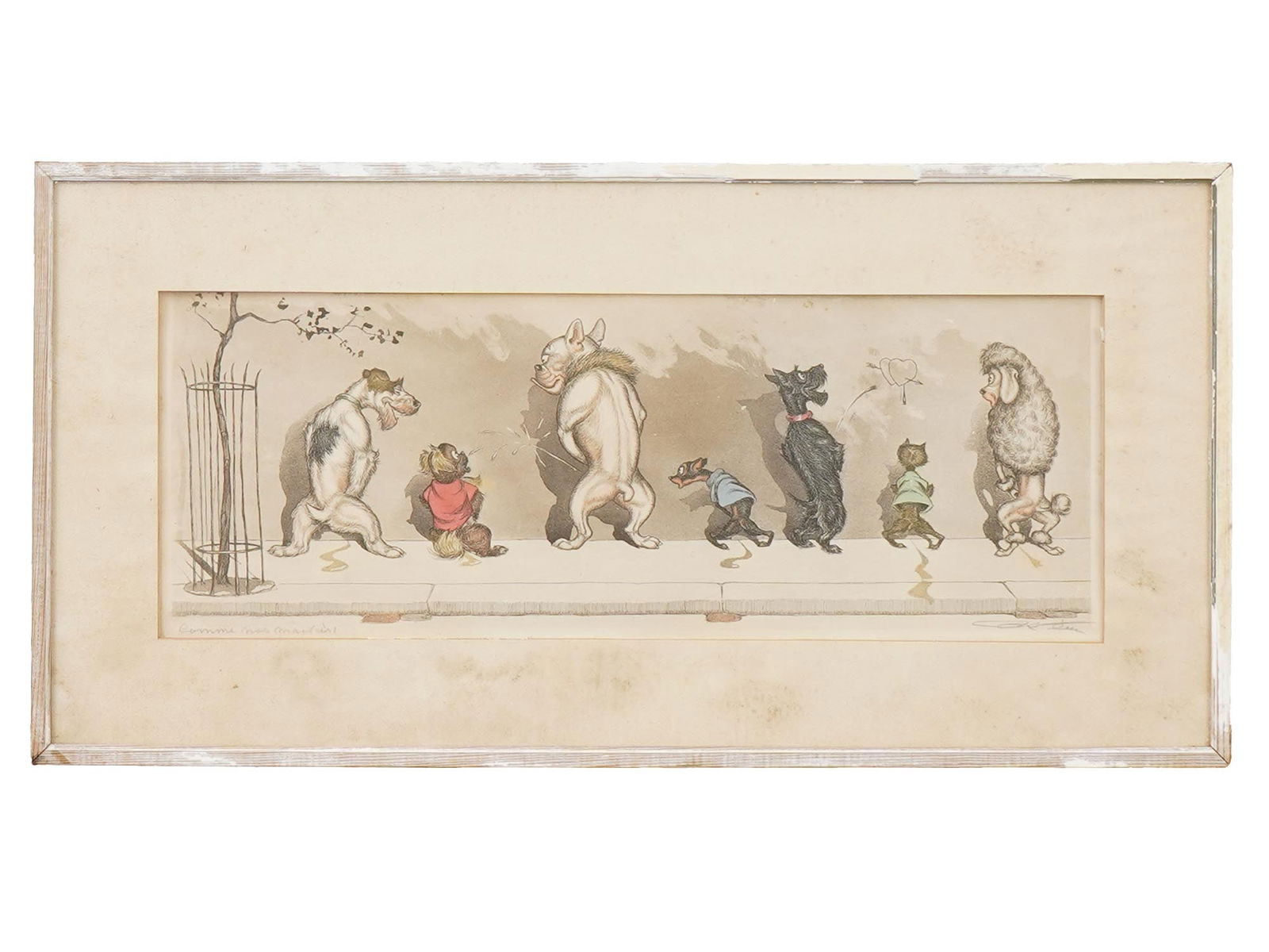 BORIS OKLEIN FRENCH LITHOGRAPH LIKE OUR MASTERS (1 of 5)