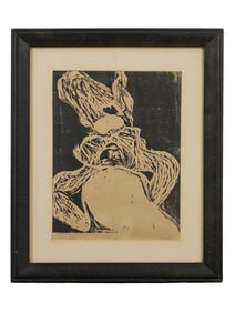 AMERICAN WOODBLOCK SIGNED DAN MURRY BASEN NEVERMORE