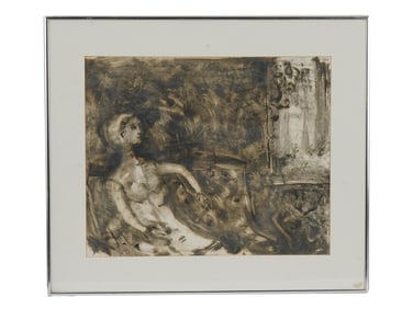 ARNOLD BLANCH AMERICAN LIMITED ED SIGNED MONOPRINT