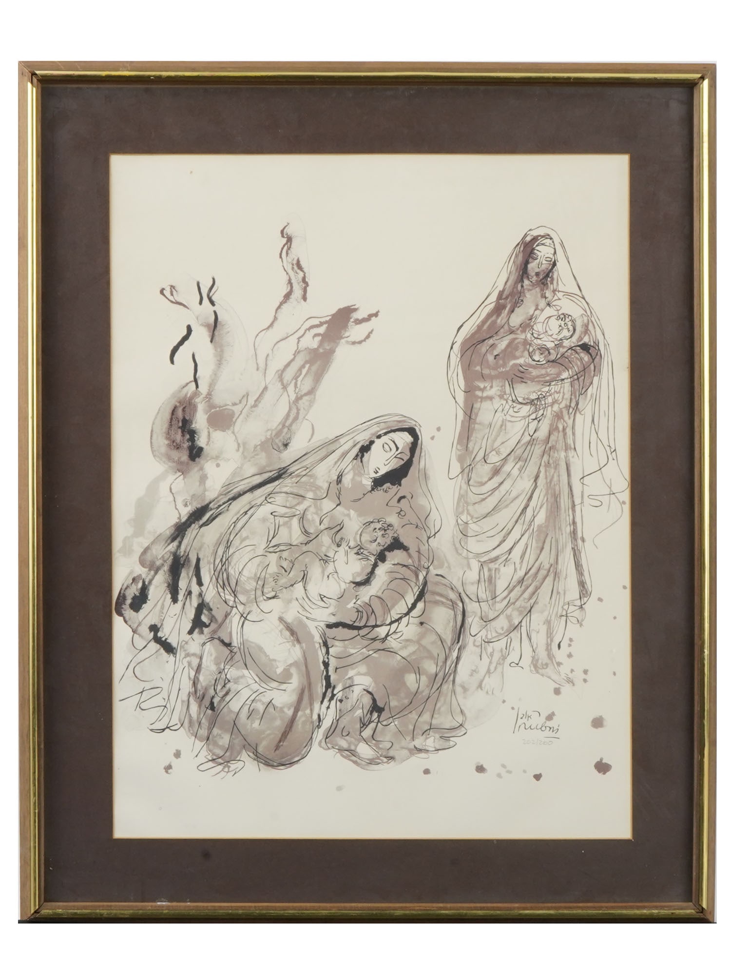 LTD JUDAICA ISRAELI LITHOGRAPH BY REUVEN RUBIN (1 of 5)