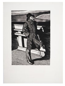 WOODCUT PRINTS MOBY DICK ILLUSTRATION BY ROCKWELL KENT