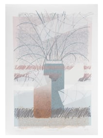 STILL LIFE COLOR LITHOGRAPH HAND SIGNED BY ROBIN