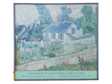 THE METROPOLITAN MUSEUM VAN GOGH EXHIBITION POSTER