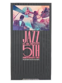 AMERICAN SIGNED POSTER BY ROMARE BEARDEN 1982