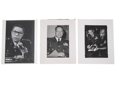VINTAGE AMERICAN PHOTOS OF COLIN LUTHER POWELL 1990S