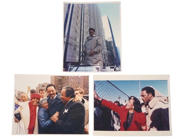VINTAGE AMERICAN PHOTOS JESSE JACKSON CORETTA KING 1988