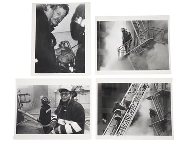 VINTAGE AMERICAN PHOTOS FIREMEN OAKLAND NEW YORK