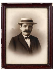 ANTIQUE AMERICAN MALE PORTRAIT CABINET PHOTOGRAPH