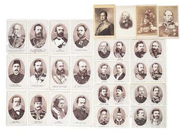 ANTIQUE ROYAL PHOTOGRAPHS AND CABINET CARDS W MONARCHS