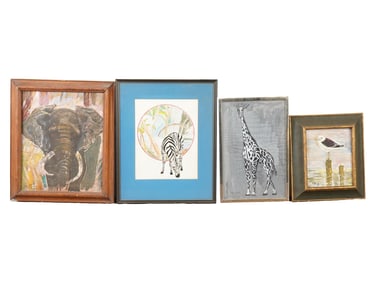 LOT OF OIL AND MIXED MEDIA PAINTINGS BY JACK TYLER