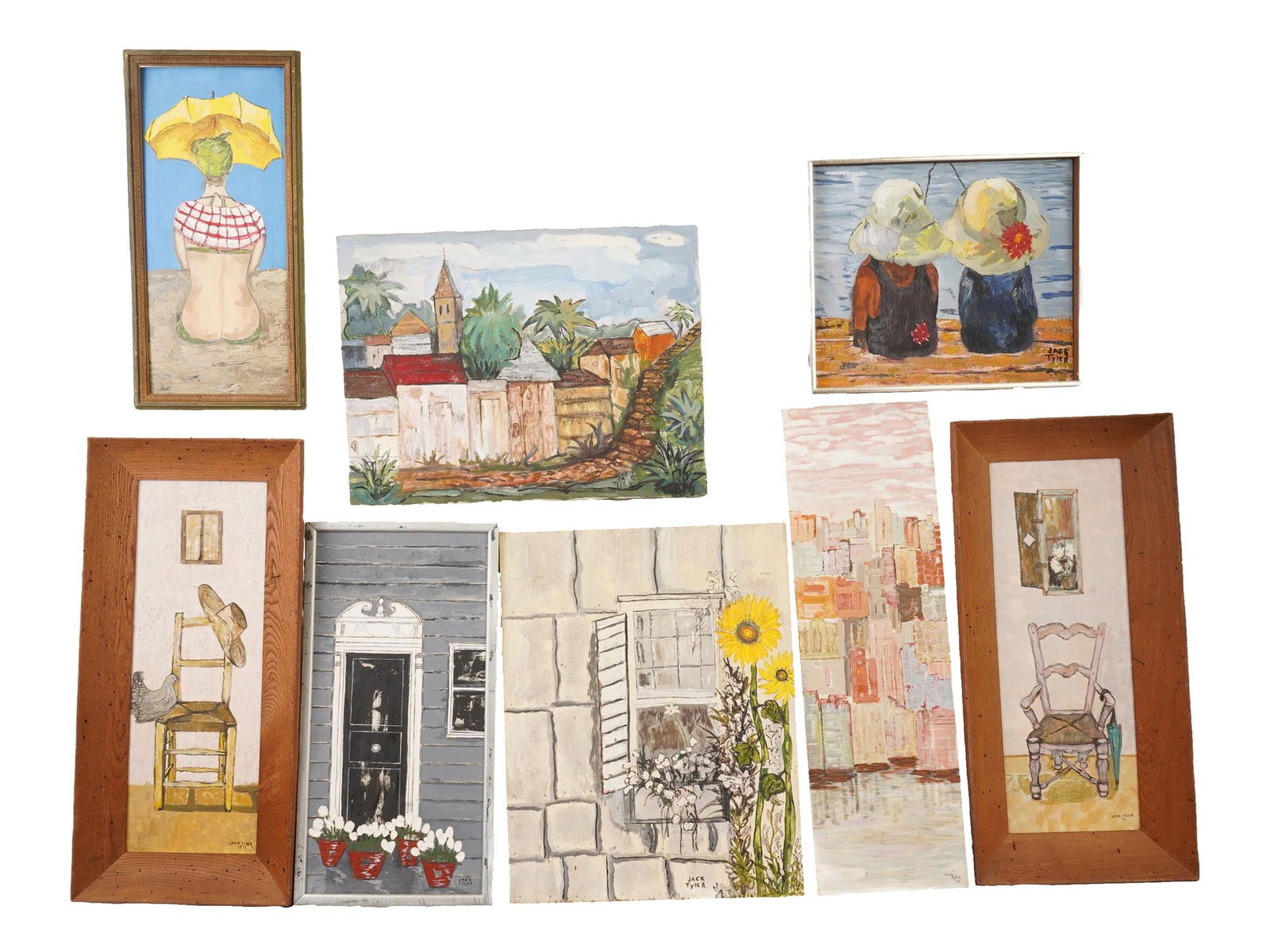 JACK TYLER AMERICAN DECORATIVE OIL PAINTINGS (1 of 18)