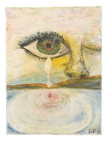 CONTEMPORARY MIXED MEDIA PAINTING SIGNED BY ARTIST