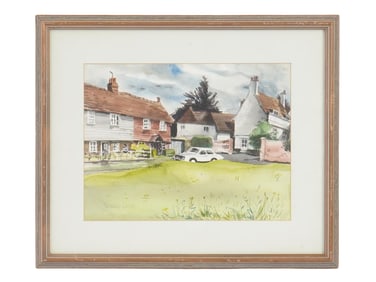 SIGNED PAMELA LAVELL AMERICAN WATERCOLOR PAINTING