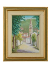 CONTEMPORARY ITALIAN OIL PAINTING BY GENNY LORENZON